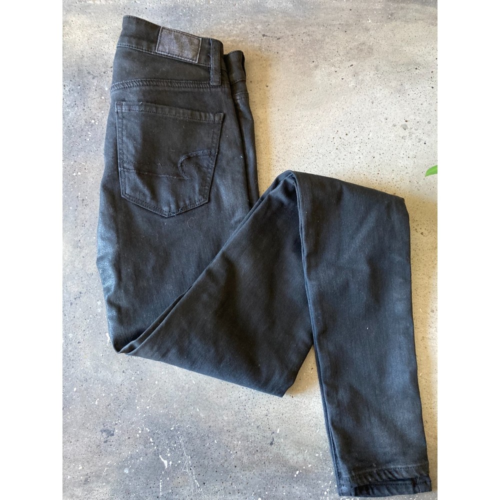 American Eagle black jeans (tall/skinny)_0